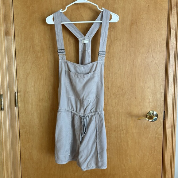 Wilfred Free Aritzia Beatriz Romper In Ashen Sz Large‎ Preppy Summer Flaw - Picture 3 of 12